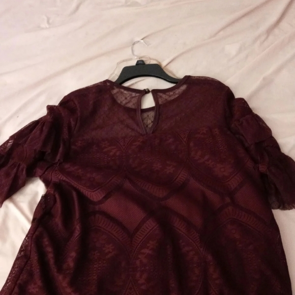 Marron rewind top - Picture 3 of 4